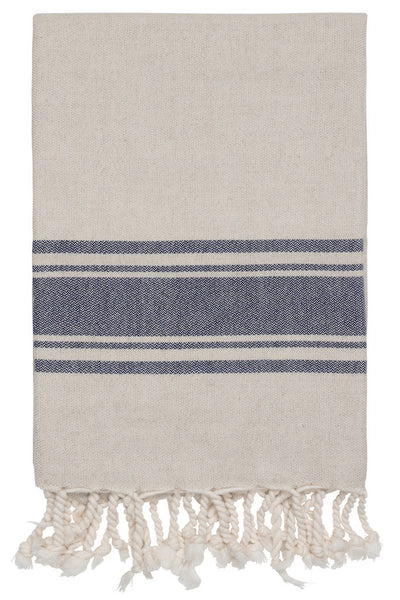 Noemie Hamam Towel | Rustic Cotton Linen Blend#N#– Ailera